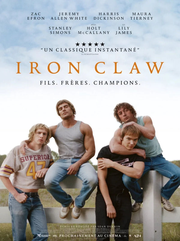 The Iron Claw Movie Poster - Official Film Artwork & Design Movie Poster | Film Wall Art Print