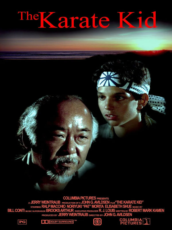 The Karate Kid Movie Poster - Classic Martial Arts Film Art Movie Poster | Film Wall Art Print