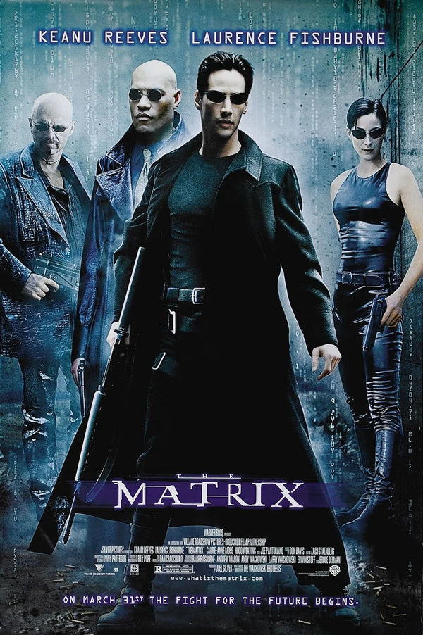 The Matrix Movie Poster - Iconic Sci-Fi Film Art Print Movie Poster | Film Wall Art Print