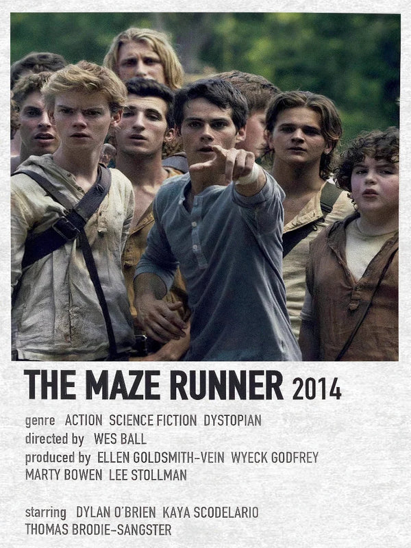 The Maze Runner Minimalist Movie Poster - Sci-Fi Art Print Movie Poster | Film Wall Art Print