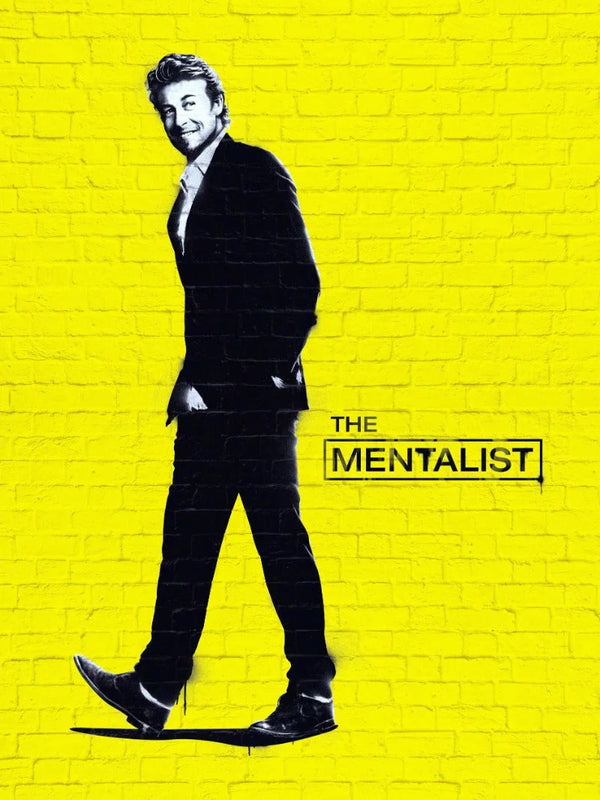 The Mentalist Movie Poster - Patrick Jane Crime Drama Movie Poster | Film Wall Art Print
