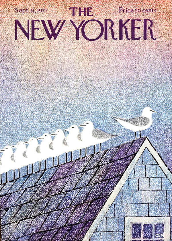 The New Yorker September 11, 1971 Poster – Vintage Print