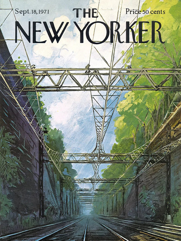 1971 New Yorker Poster – Vintage September 18th Art Print