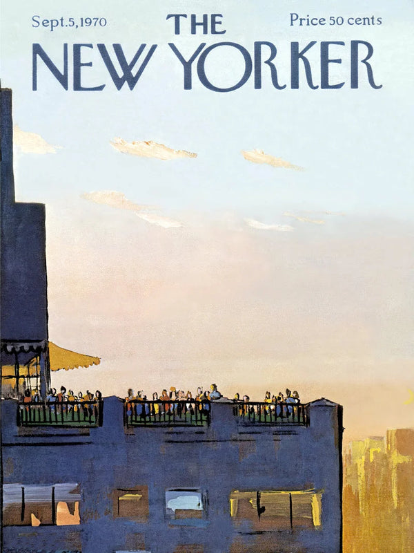 The New Yorker 1970 Poster – Vintage Magazine Cover Art