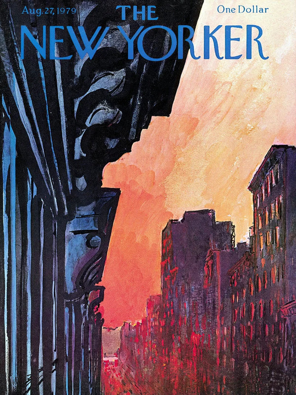 The New Yorker Aug 27 1979 Poster – Vintage Art
