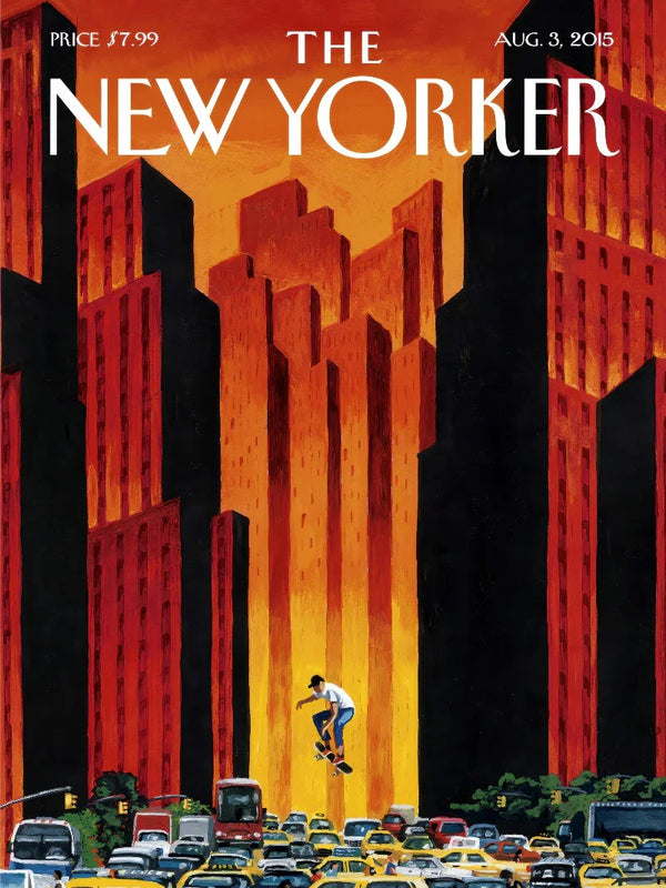 The New Yorker August 3, 2015 – Timeless Cover Art & Stories