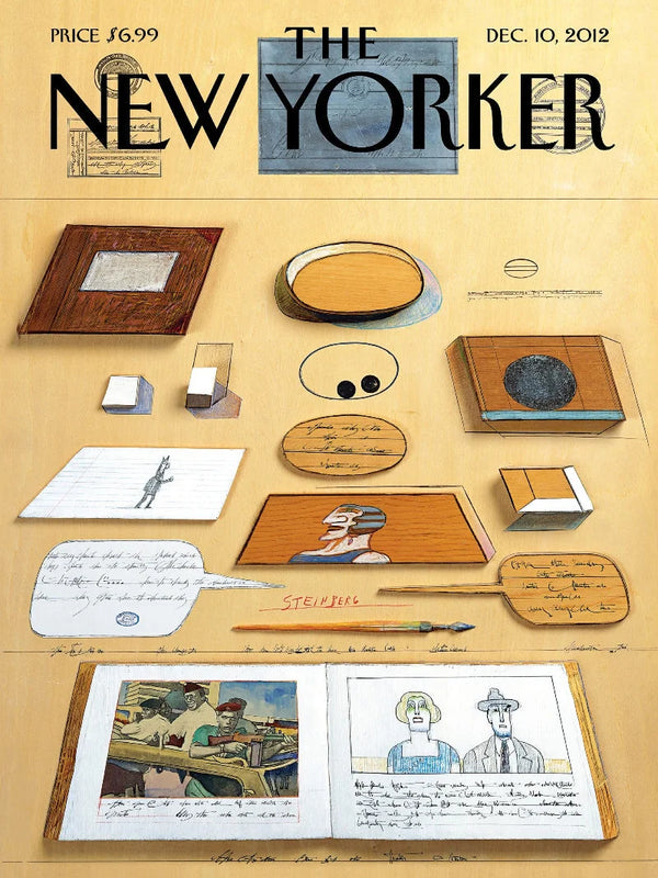 Iconic Vintage The New Yorker Dec 10 2012 Poster