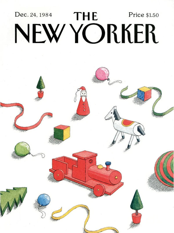 The New Yorker Dec 24 1984 Poster – Vintage Iconic Cover Art