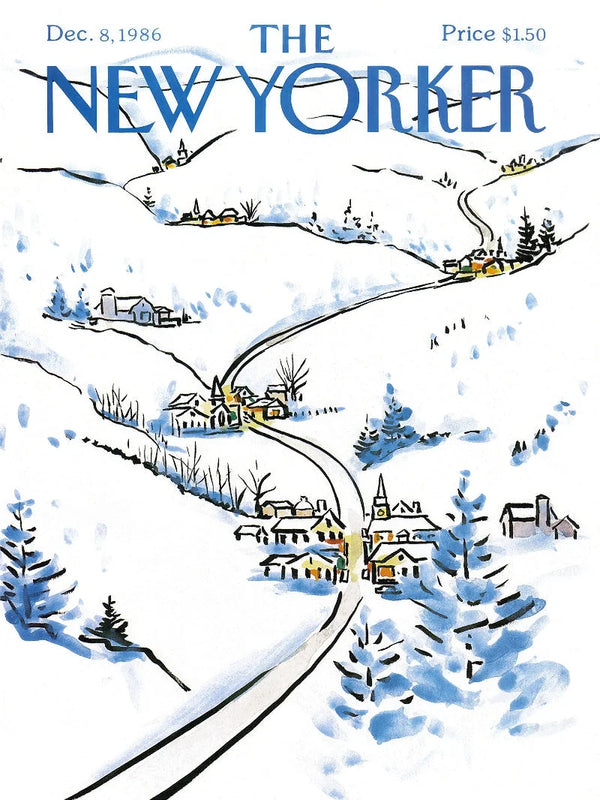 The New Yorker Dec 8 1986 Poster – Vintage Art & Design