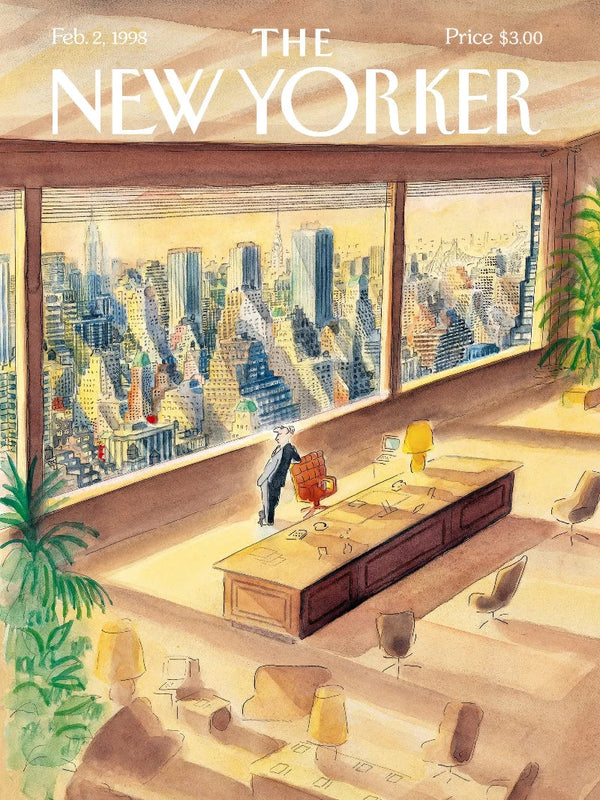 The New Yorker Feb 2 1998 Poster – Vintage Art & Culture
