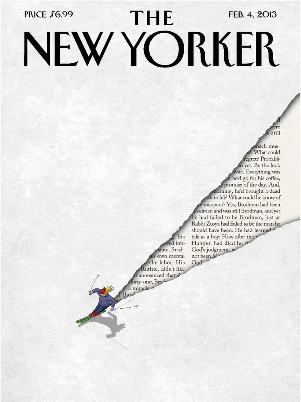 The New Yorker February 4, 2013 – Iconic Magazine Cover Poster
