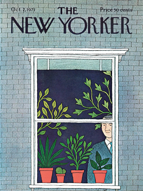 The New Yorker Oct 2 1971 Vintage Poster – Timeless Design