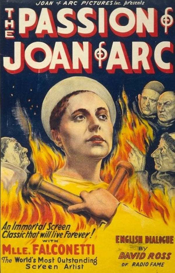 The Passion of Joan of Arc - Classic Silent Film Masterpiece Movie Poster | Film Wall Art Print