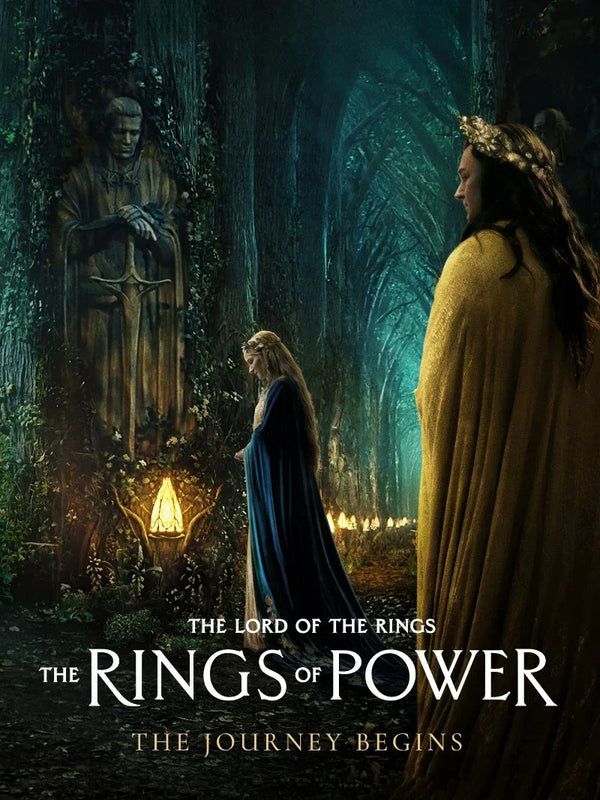The Rings of Power Poster - Lord of the Rings Series Art Movie Poster | Film Wall Art Print
