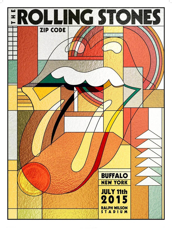 The Rolling Stones at Ralph Wilson Stadium Buffalo Movie Poster Movie Poster | Film Wall Art Print
