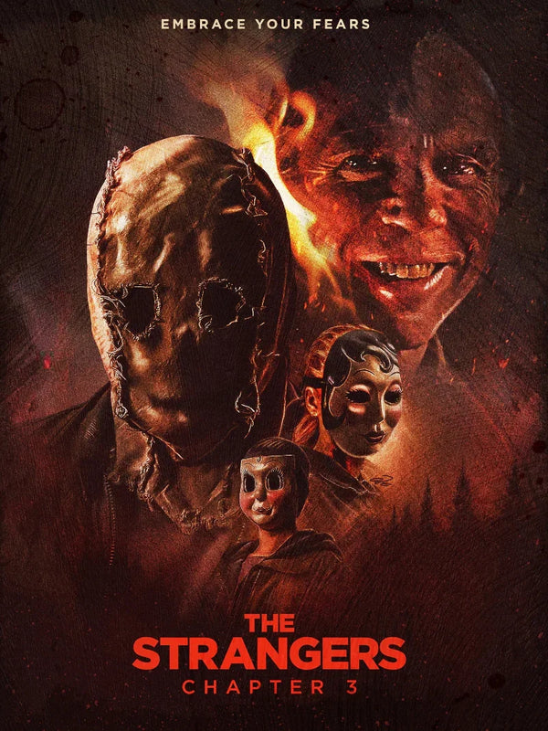 The Strangers Chapter 3 Movie Poster - Official Horror Film Art Movie Poster | Film Wall Art Print