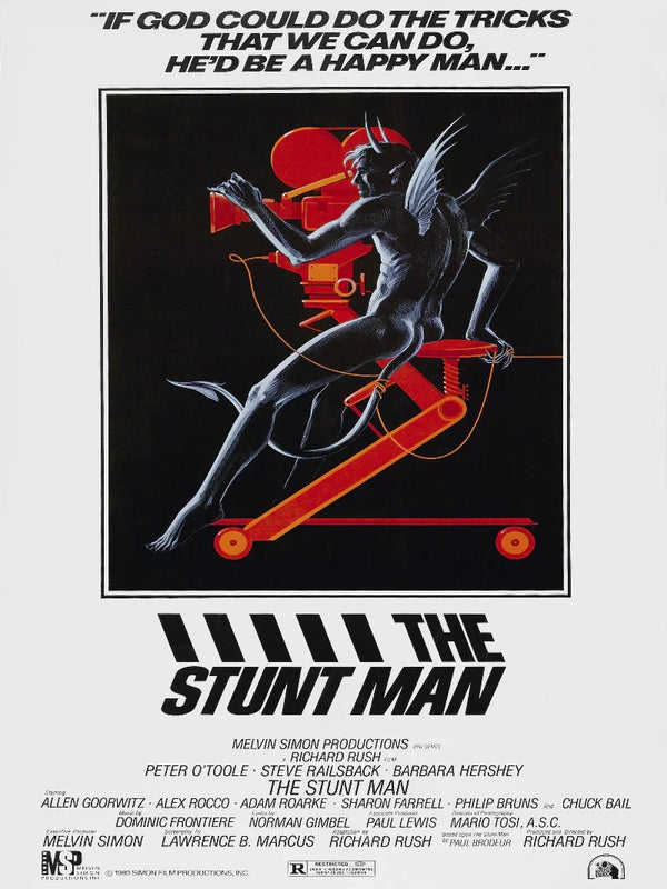 The Stunt Man Movie Poster - Classic 1980 Thriller Film Art Movie Poster | Film Wall Art Print
