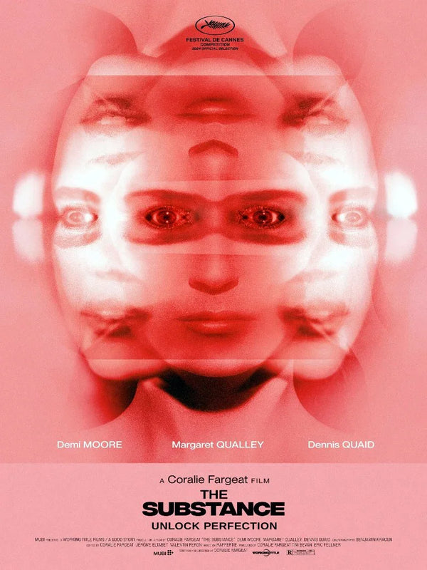 The Substance Movie Poster - Official Horror Film Artwork Movie Poster | Film Wall Art Print