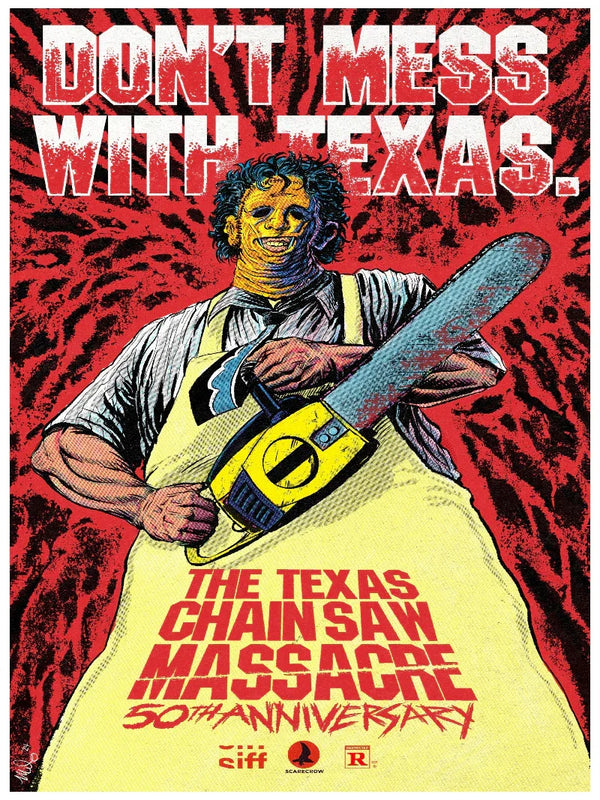 The Texas Chainsaw Massacre Movie Poster - Iconic Horror Film Art Movie Poster | Film Wall Art Print