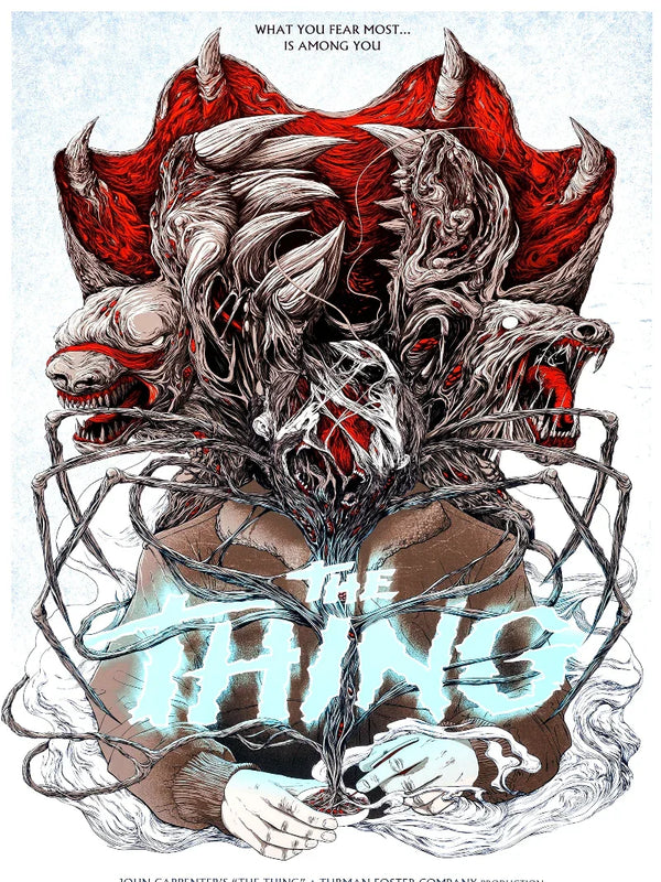 The Thing Wall Art - John Carpenter Movie Poster Print Movie Poster | Film Wall Art Print