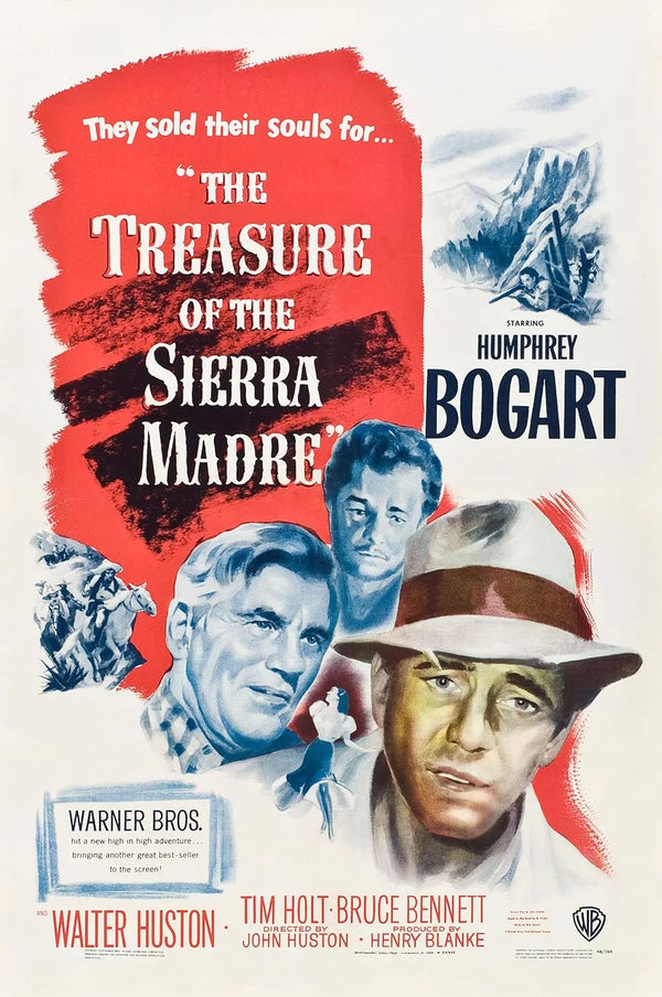 The Treasure of the Sierra Madre Movie Poster - Classic Film Art Movie Poster | Film Wall Art Print