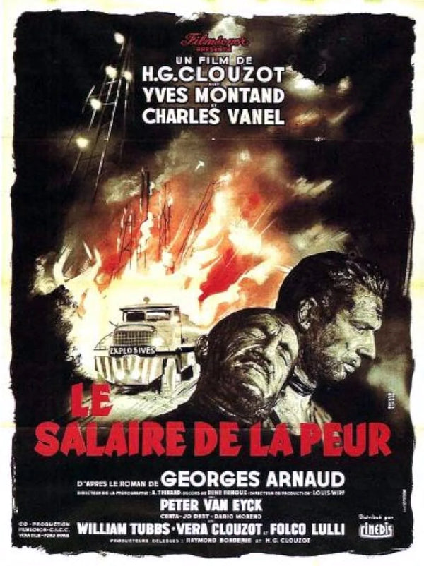 The Wages of Fear Movie Poster - Classic Thriller Art Movie Poster | Film Wall Art Print
