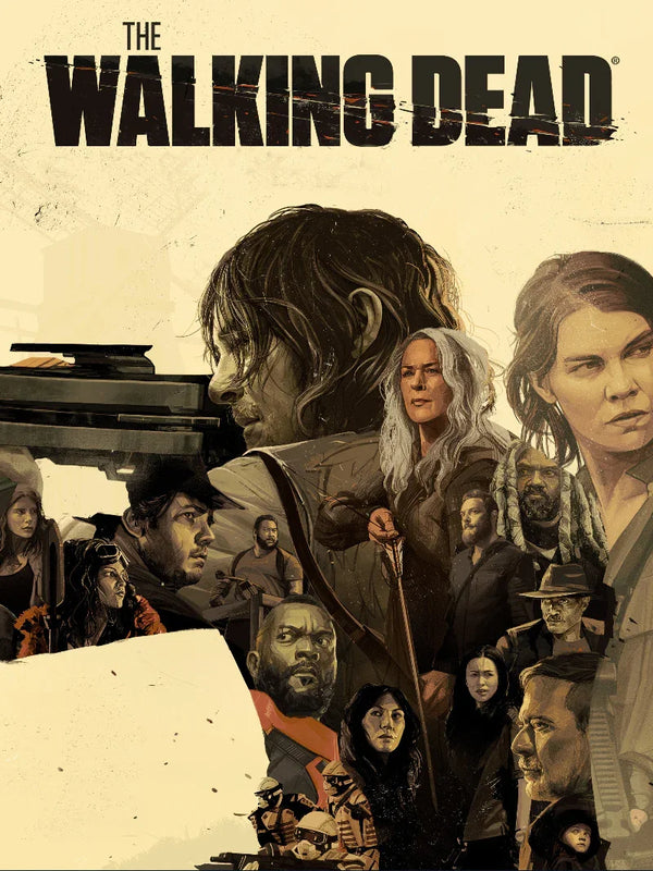 The Walking Dead TV Series Poster - Official AMC Show Artwork Movie Poster | Film Wall Art Print