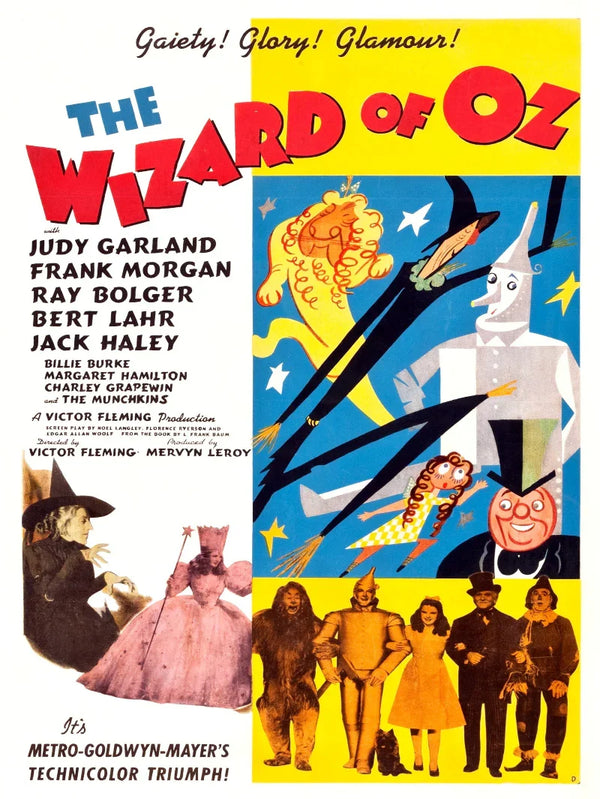 The Wizard of Oz Movie Poster - Classic 1939 Film Art Movie Poster | Film Wall Art Print