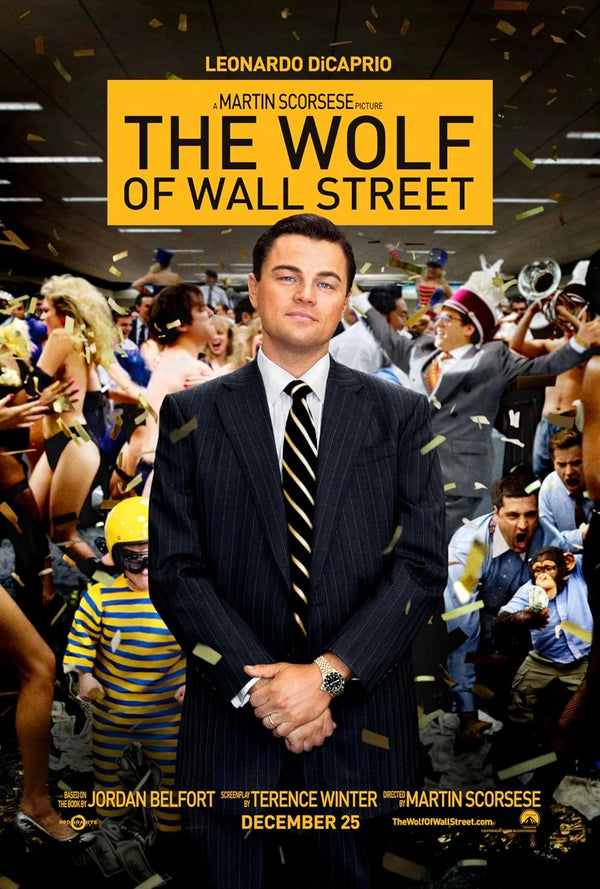 The Wolf of Wall Street Movie Poster - Leonardo DiCaprio Movie Poster | Film Wall Art Print