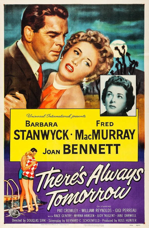 There's Always Tomorrow (1956) – Classic Drama Romance Movie Poster Movie Poster | Film Wall Art Print