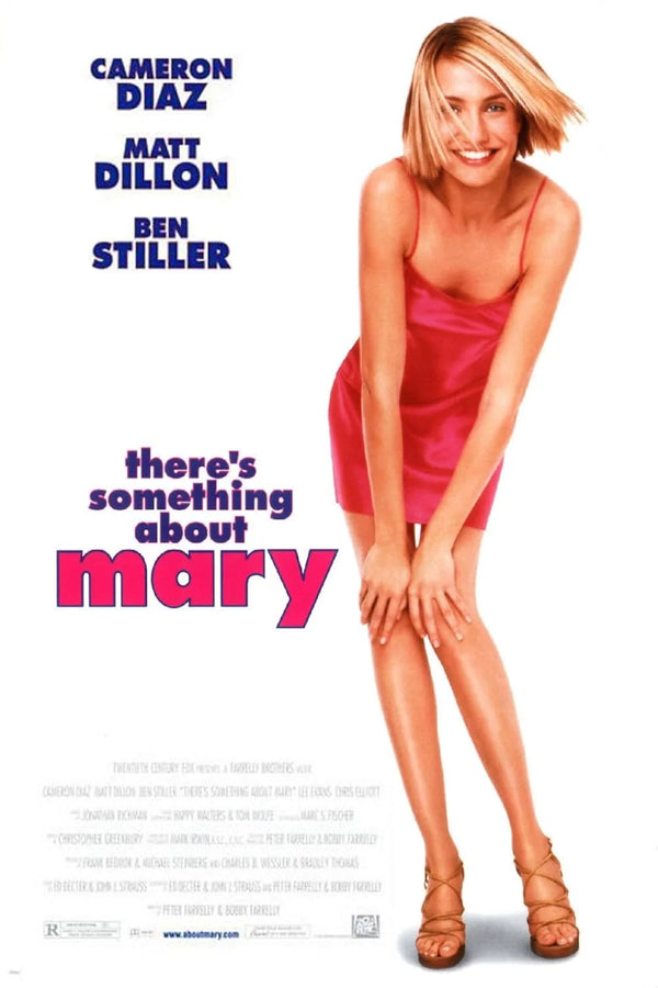 There's Something About Mary (1998) - Romantic Comedy Classic Movie Poster | Film Wall Art Print