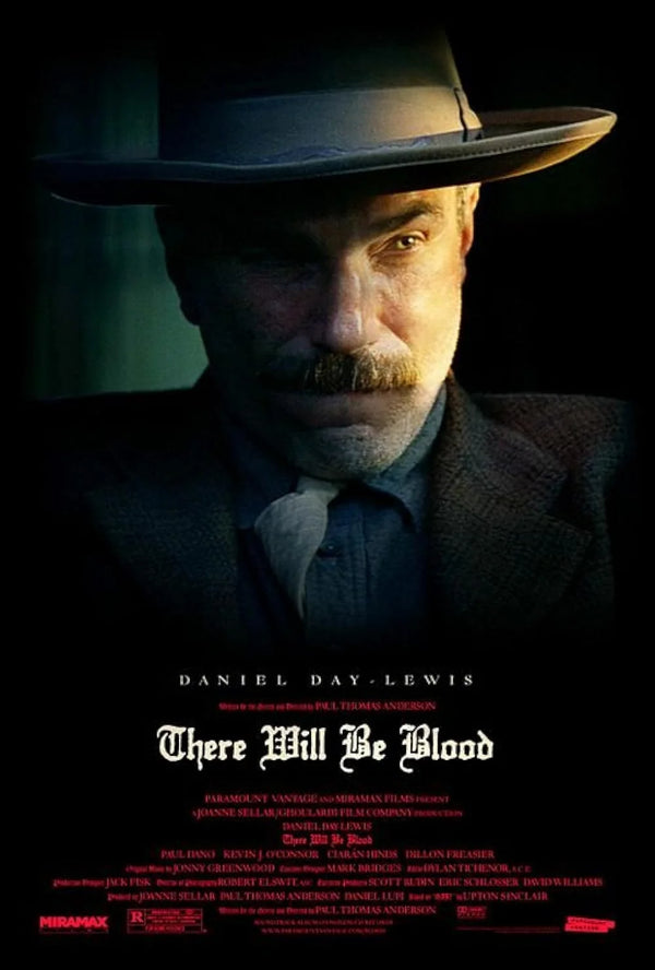 There Will Be Blood Movie Poster - Daniel Day-Lewis Classic Movie Poster | Film Wall Art Print
