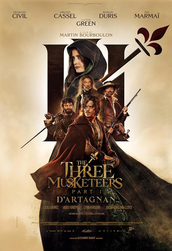 Three Musketeers 2023: D'Artagnan's Epic Adventure | Action Movie Movie Poster | Film Wall Art Print