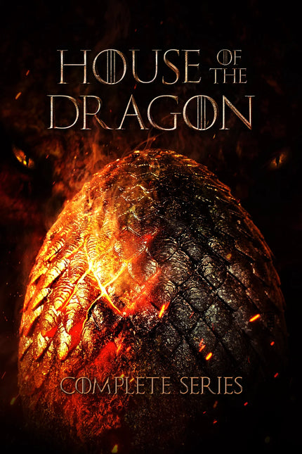 Throne of Fire: House of the Dragon (2022) Wall Art - TV Series Poster