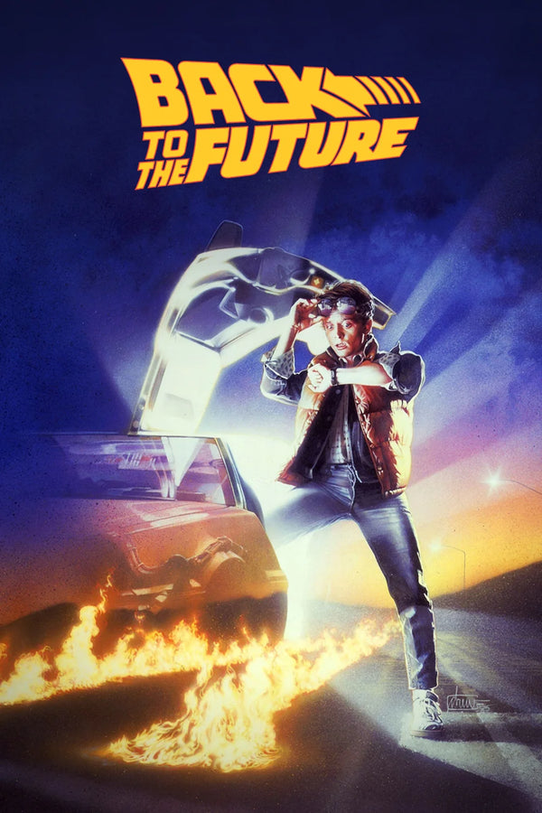 Time-Travel in Style: Back to the Future (1985) Wall Art - Premium Movie Poster