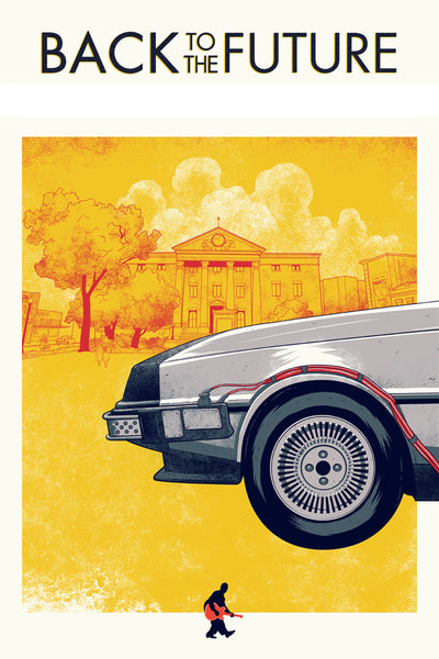 Time-Travel Nostalgia: Back to the Future (1985) Wall Art - Premium Movie Poster