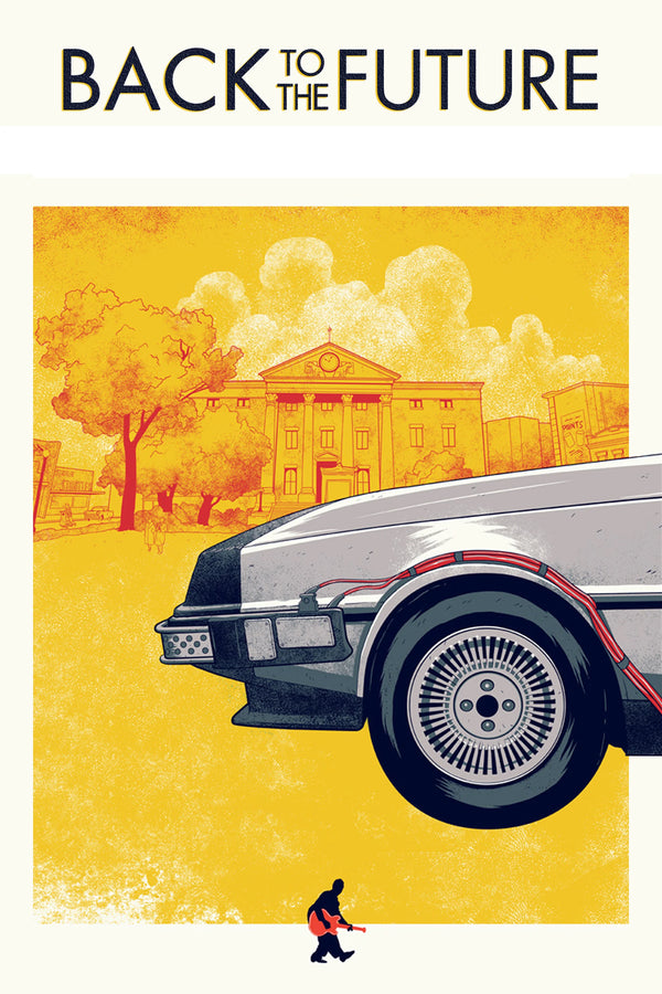 Time-Travel Nostalgia: Back to the Future (1985) Wall Art - Premium Movie Poster