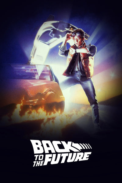 Time-Traveling Wall Art: Back to the Future (1985) - Premium Movie Poster