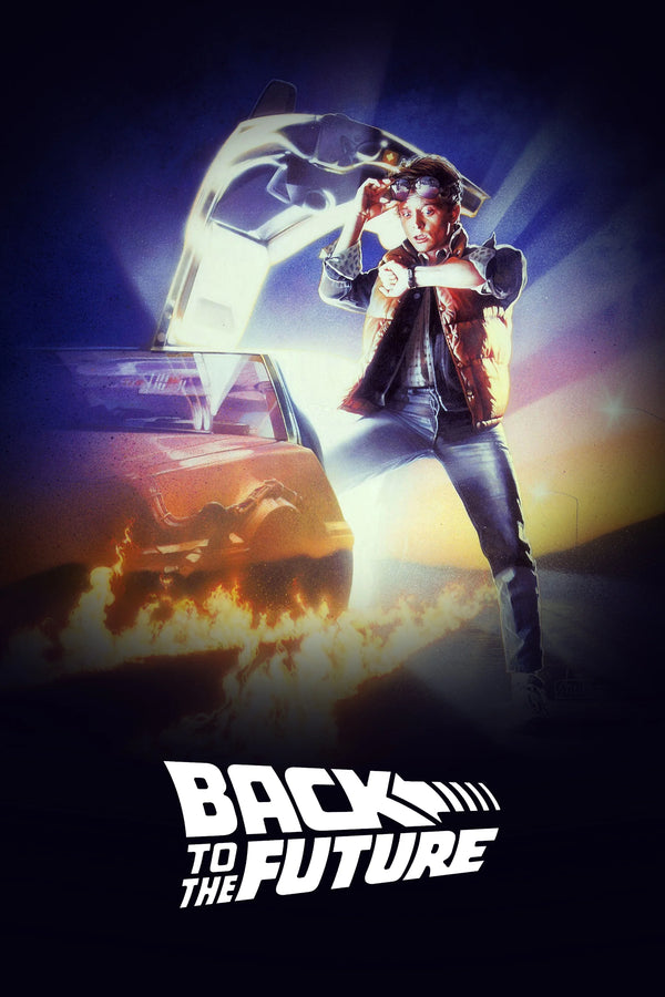 Time-Traveling Wall Art: Back to the Future (1985) - Premium Movie Poster