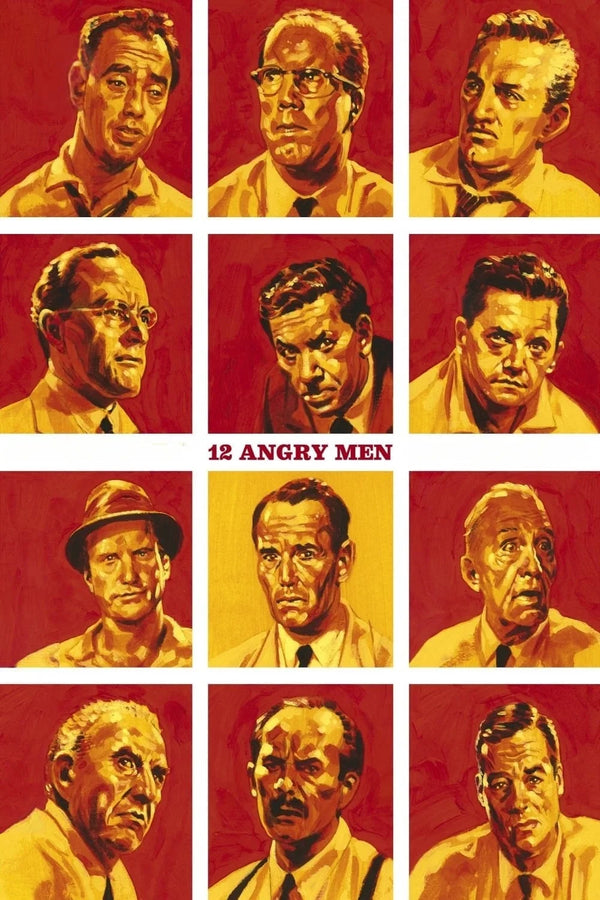 Timeless Tension: 12 Angry Men (1957) Wall Art - Premium Movie Poster