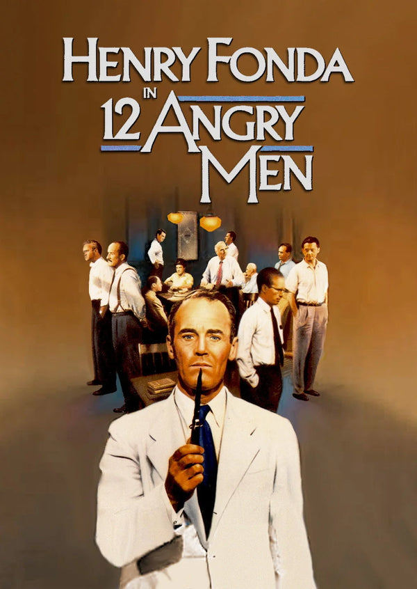 Timeless Tension: Iconic 1957 '12 Angry Men' Wall Art - Premium Movie Poster