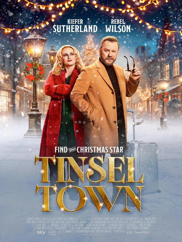 Tinsel Town Movie Poster - Hollywood Glamour Art Print Movie Poster | Film Wall Art Print
