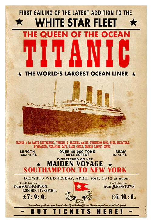 Titanic Promo: Heartwarming Short Drama & Music Film Movie Poster | Film Wall Art Print