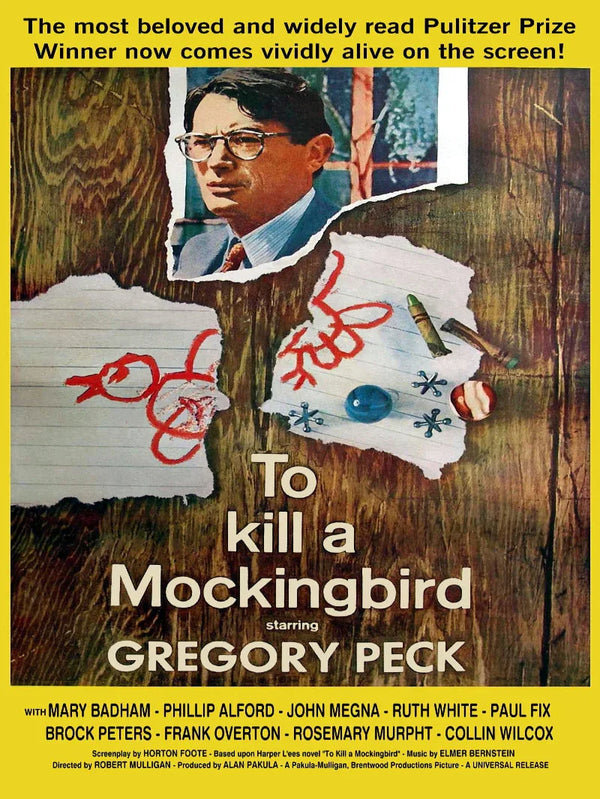 To Kill a Mockingbird Movie Poster - Classic Film Art Movie Poster | Film Wall Art Print