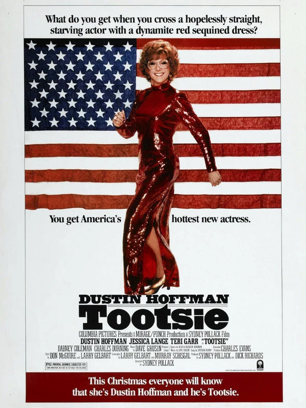 Tootsie Movie Poster - Classic 1982 Comedy Film Art Movie Poster | Film Wall Art Print