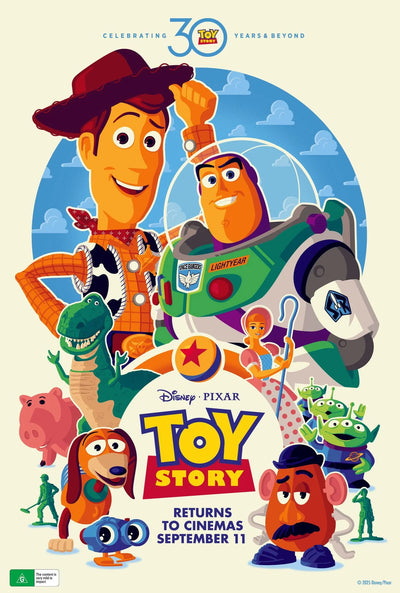 Toy Story (1995) Classic Wall Art Print - Premium Movie Poster