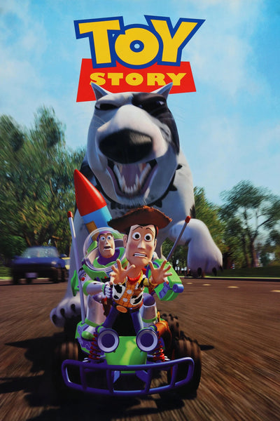 Toy Story 1995 Poster: Buzz & Woody Adventure - Premium Movie Poster
