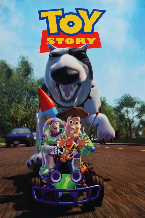 Toy Story 1995 Poster: Buzz & Woody Adventure - Premium Movie Poster