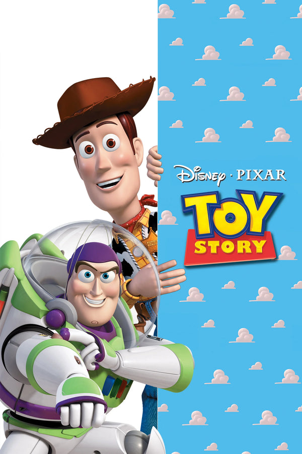 Toy Story 1995 Poster: Buzz & Woody's Epic Adventure - Premium Movie Poster