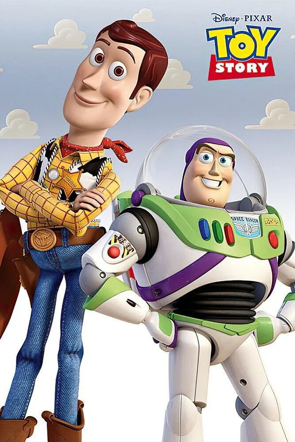 Toy Story 1995 Poster: Classic Animation Wall Decor - Premium Movie Poster